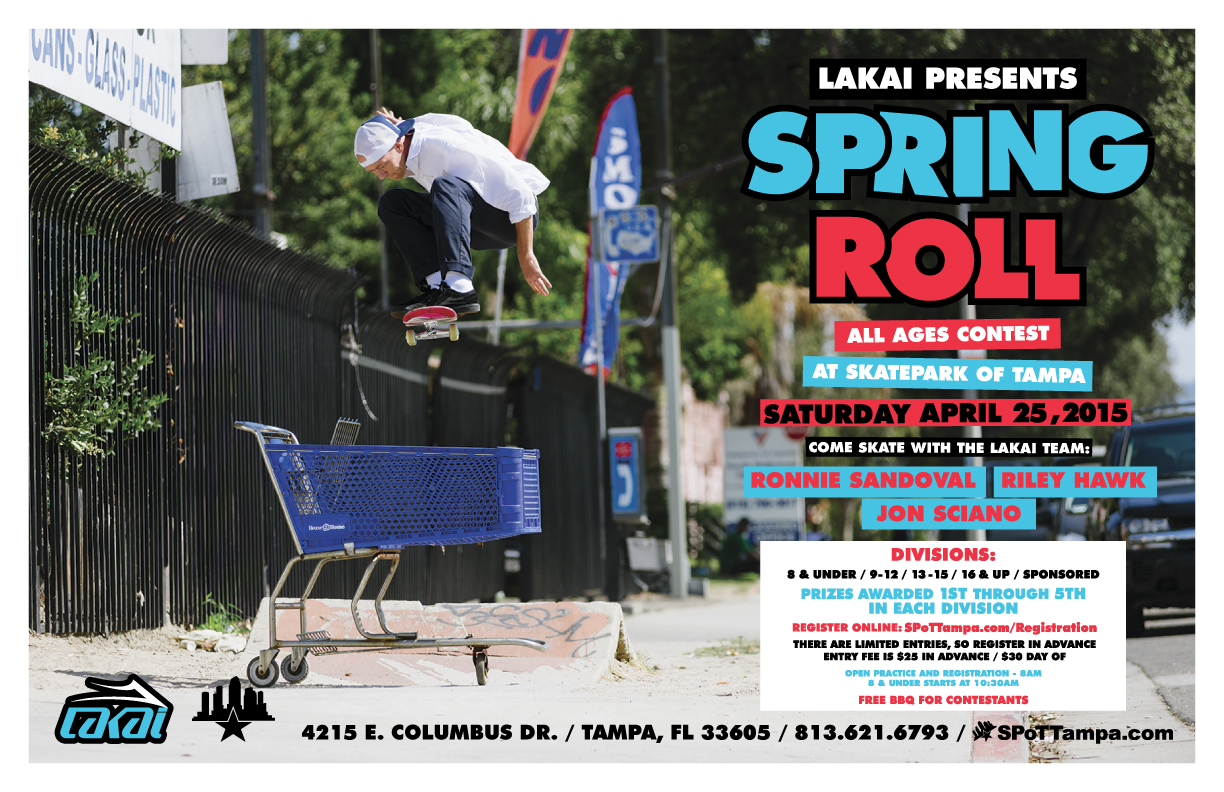 Spring Roll All Ages Contest - presented by Lakai